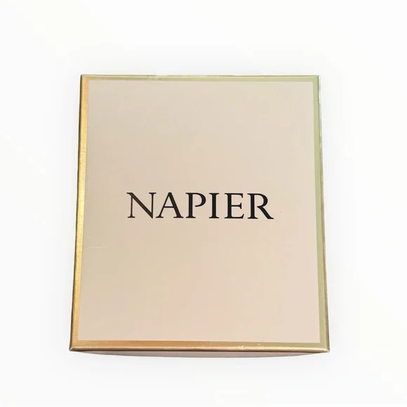 NWT Napier Jeweled Two Tone Pink Ballerina Brooch Pin Pink Net Tutu Gift Box - Picture 2 of 2